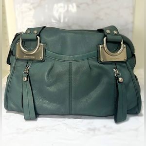 B. MAKOWSKY Montgomery E/W Leather
Satchel Basil